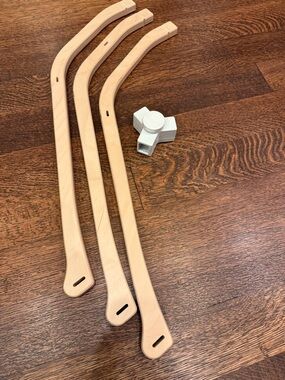 Lovevery Play Gym Replacement Frame Set – 3 Wooden Bars + Connector